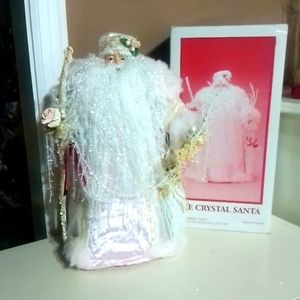 Vintage Ice Crystal Santa